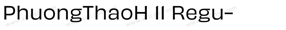 PhuongThaoH 11 Regu字体转换